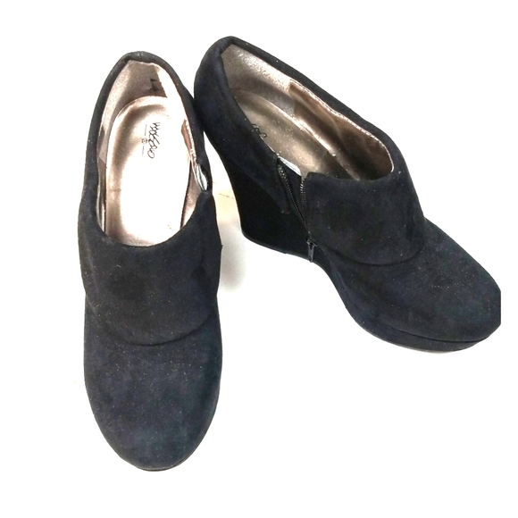 MOSSIMO WEDGE ANKLE BOOTIES - Picture 1 of 5